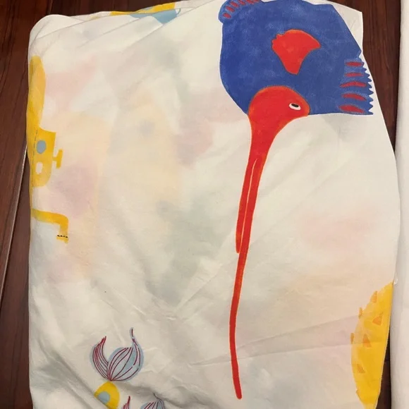 Pottery Barn 100% organic cotton Colorful sheets no PC/ Firm Price - Picture 4 of 16